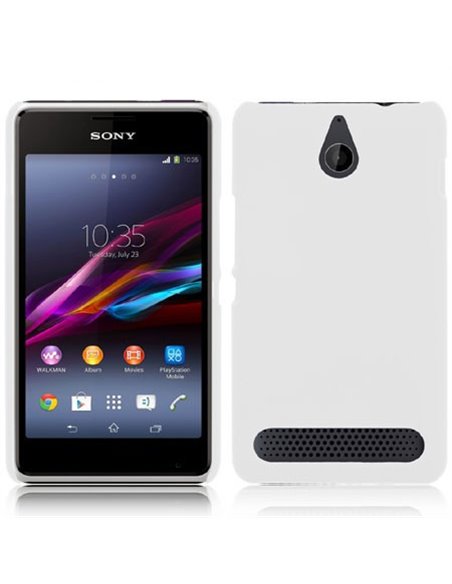 CUSTODIA BACK RIGIDA per SONY XPERIA E1 D2004, D2005 COLORE BIANCO