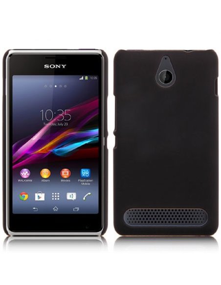 CUSTODIA BACK RIGIDA per SONY XPERIA E1 D2004, D2005 COLORE NERO