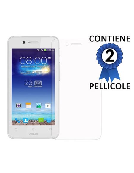 PELLICOLA PROTEGGI DISPLAY per ASUS PADFONE MINI 4.3' POLLICI CONFEZIONE 2 PEZZI