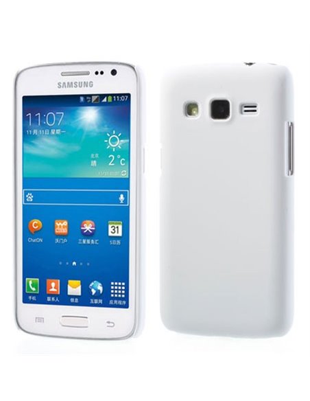 CUSTODIA BACK RIGIDA per SAMSUNG G3812 GALAXY WIN PRO COLORE BIANCO