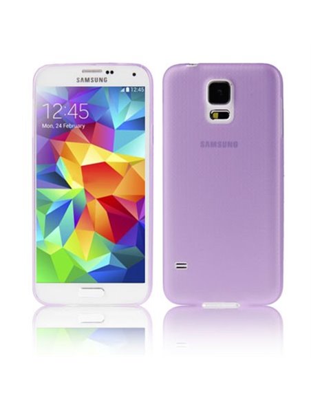 CUSTODIA BACK RIGIDA ULTRA SLIM DA 0,3mm per SAMSUNG G900F GALAXY S5, GALAXY S5 NEO G903F, GALAXY S5 PLUS COLORE VIOLA