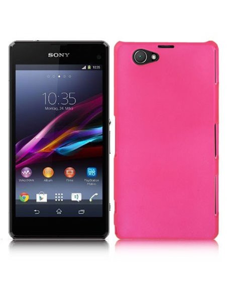 CUSTODIA BACK RIGIDA per SONY XPERIA Z1 COMPACT, XPERIA Z1 MINI, D5503 COLORE FUCSIA