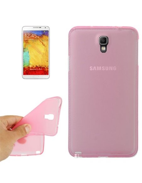 CUSTODIA GEL TPU SILICONE per SAMSUNG N7500 GALAXY NOTE 3 NEO, N7502 GALAXY NOTE 3 NEO DUOS, N7505 COLORE ROSA