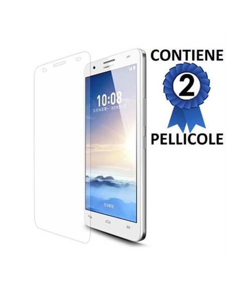 PELLICOLA PROTEGGI DISPLAY per HUAWEI HONOR 3X G750 CONFEZIONE 2 PEZZI