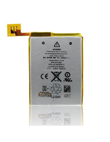 BATTERIA per APPLE IPOD TOUCH 5, 5Âª GENERAZIONE 1030 mAh LI-ION APN 616-0621