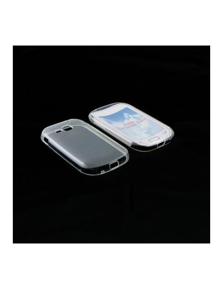 CUSTODIA GEL TPU SILICONE per SAMSUNG REX 90 S5292 COLORE BIANCO