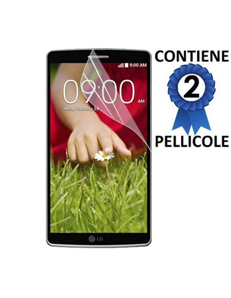 PELLICOLA PROTEGGI DISPLAY per LG G3 D850, D855, LS990 CONFEZIONE 2 PEZZI