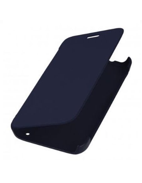 CUSTODIA FLIP ORIZZONTALE ULTRA SLIM per HTC ONE 2 ( M8 ), ONE M8s COLORE BLU (NO RIMOZIONE COVER)