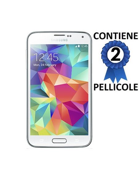 PELLICOLA PROTEGGI DISPLAY per SAMSUNG G800 GALAXY S5 MINI CONFEZIONE 2 PEZZI