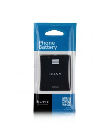 BATTERIA ORIGINALE SONY BA-900 per XPERIA J ST26I, XPERIA TX LT29I 1700mAh LI-ION BLISTER SEGUE COMPATIBILITA'..