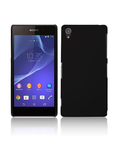 CUSTODIA BACK RIGIDA per SONY XPERIA Z2 COLORE NERO