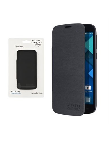 CUSTODIA FLIP COVER ORIGINALE ALCATEL F-GCGB33A0A14C1-A1 per ONE TOUCH POP C7, ONE TOUCH POP C7 DUAL SIM COLORE BLU BLISTER