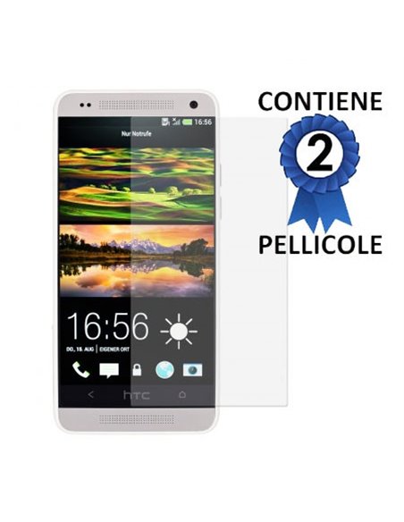 PELLICOLA PROTEGGI DISPLAY per HTC ONE 2 MINI, M8 MINI CONFEZIONE 2 PEZZI