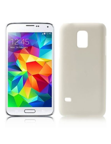 CUSTODIA BACK RIGIDA per SAMSUNG G800 GALAXY S5 MINI COLORE BIANCO