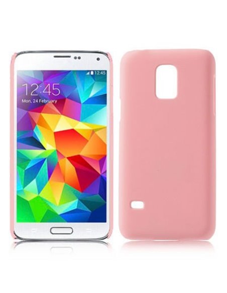 CUSTODIA BACK RIGIDA per SAMSUNG G800 GALAXY S5 MINI COLORE ROSA