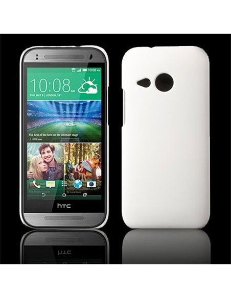 CUSTODIA BACK RIGIDA per HTC ONE 2 MINI, M8 MINI COLORE BIANCO