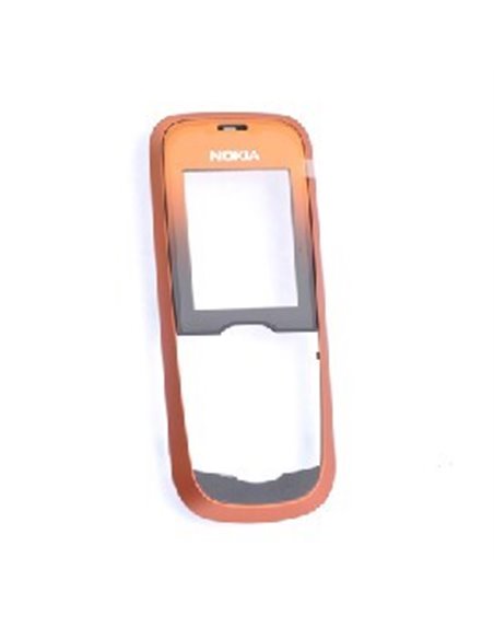 COVER ANTERIORE CON VETRINO ORIGINALE per NOKIA 2600 Classic COLORE ARANCIONE