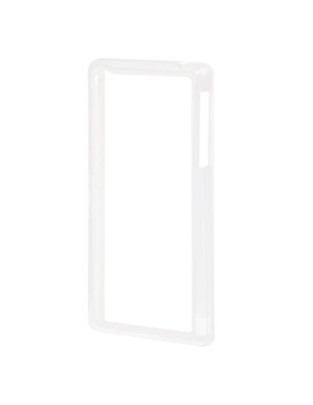 CUSTODIA BUMPER GEL TPU SILICONE SEMI-RIGIDO per SONY XPERIA Z1, C6902, C6903, C6906, C6943, L39H, HONAMI COLORE BIANCO