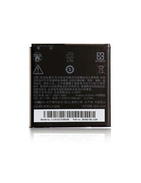 BATTERIA ORIGINALE HTC BA S800 per DESIRE X T328e, DESIRE V T328 1650 mAh LI-ION BULK