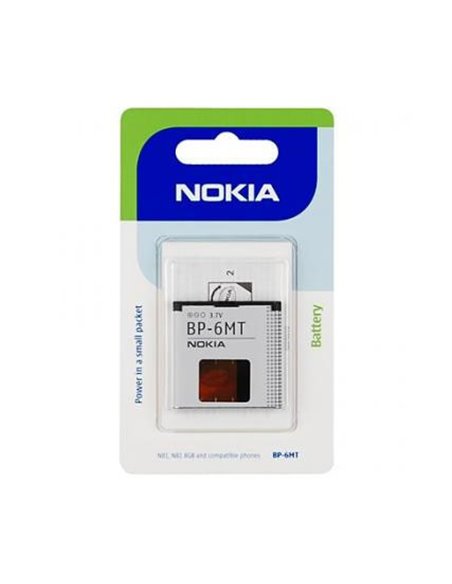 BATTERIA ORIGINALE NOKIA BP-6MT per N82, 6750, MURALl, 6350 1050mAh LI-ION BLISTER SEGUE COMPATIBILITA'..