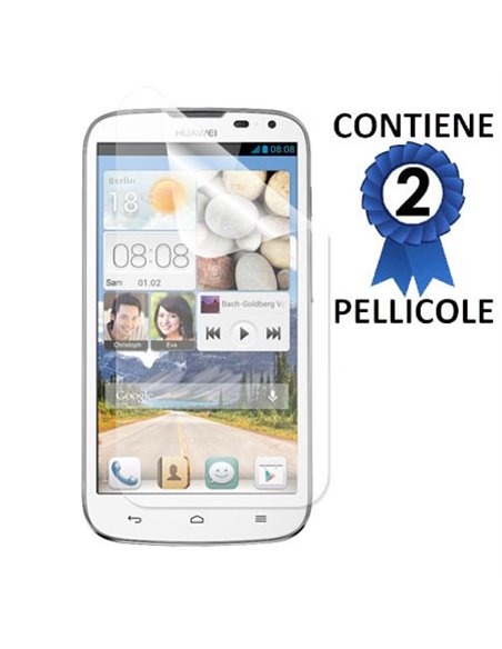 PELLICOLA PROTEGGI DISPLAY per HUAWEI ASCEND G730 CONFEZIONE 2 PEZZI