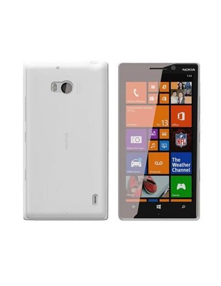 CUSTODIA GEL TPU SILICONE per NOKIA LUMIA ICON 929, LUMIA 930 COLORE BIANCO