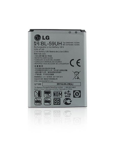 BATTERIA ORIGINALE LG per G2 MINI 2440 mAh LI-ION BL-59UH BULK