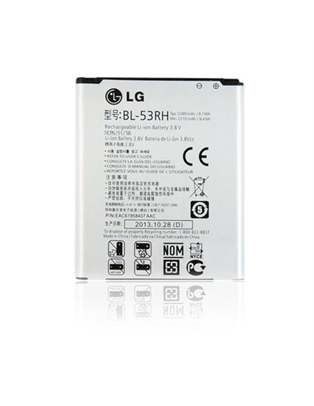 BATTERIA ORIGINALE LG BL-53RH per OPTIMUS GJ, E975W - 2280 mAh LI-ION BULK