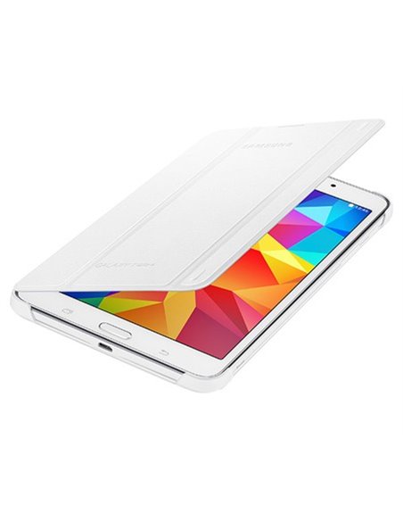 CUSTODIA BOOK COVER ORIGINALE SAMSUNG CON STAND COLORE BIANCO per GALAXY TAB 4 7.0, SM-T230 7' POLLICI BLISTER