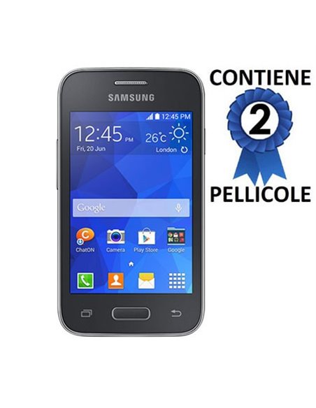 PELLICOLA PROTEGGI DISPLAY per SAMSUNG G130 GALAXY YOUNG 2 CONFEZIONE 2 PEZZI