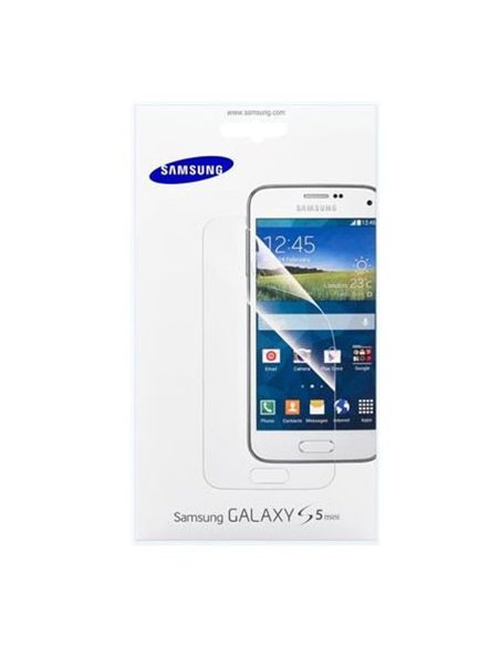 PELLICOLA PROTEGGI DISPLAY ORIGINALE SAMSUNG per G800 GALAXY S5 MINI CONFEZIONE 2 PEZZI ET-FG800CTEGWW BLISTER