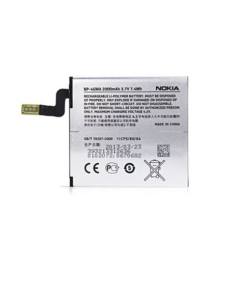 BATTERIA ORIGINALE NOKIA BP-4GWA per NOKIA LUMIA 720, LUMIA 625 - 2000mAh LI-ION BULK