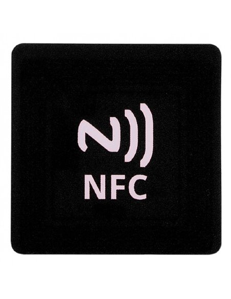 STICKER ADESIVO NFC TAG 137 Byte NTAG203 COLORE NERO