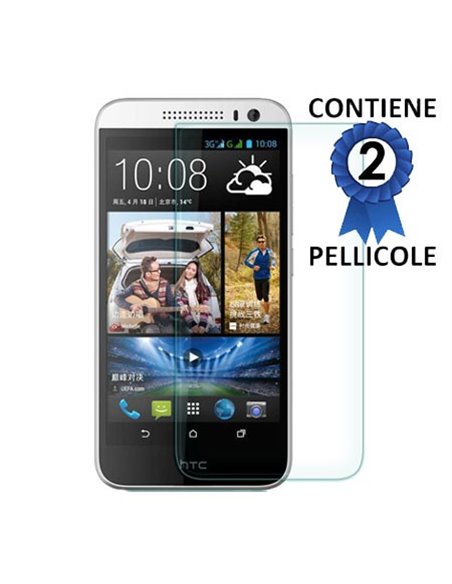 PELLICOLA PROTEGGI DISPLAY per HTC DESIRE 616 CONFEZIONE 2 PEZZI