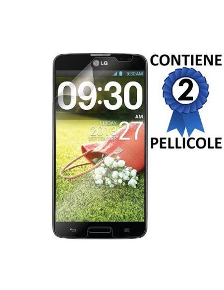 PELLICOLA PROTEGGI DISPLAY per LG D680 G PRO LITE, D682TR CONFEZIONE 2 PEZZI