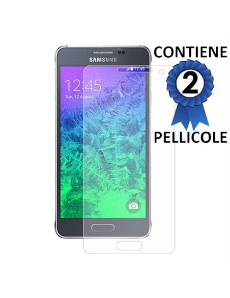 PELLICOLA PROTEGGI DISPLAY per SAMSUNG G850 GALAXY ALPHA CONFEZIONE 2 PEZZI