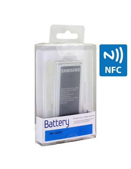 BATTERIA ORIGINALE SAMSUNG EB-BG850BBECWW per G850 GALAXY ALPHA 1860 mAh LI-ION CON TECNOLOGIA NFC BLISTER