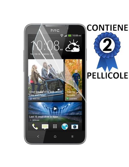 PELLICOLA PROTEGGI DISPLAY per HTC DESIRE 516, DESIRE 316 CONFEZIONE 2 PEZZI