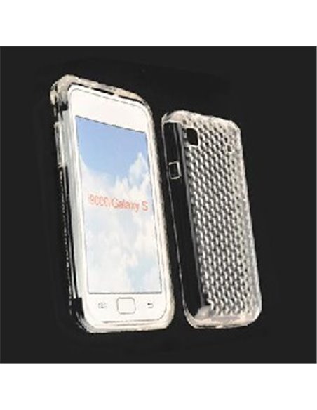 CUSTODIA GEL TPU SILICONE per SAMSUNG i9000 Galaxy S COLORE BIANCO