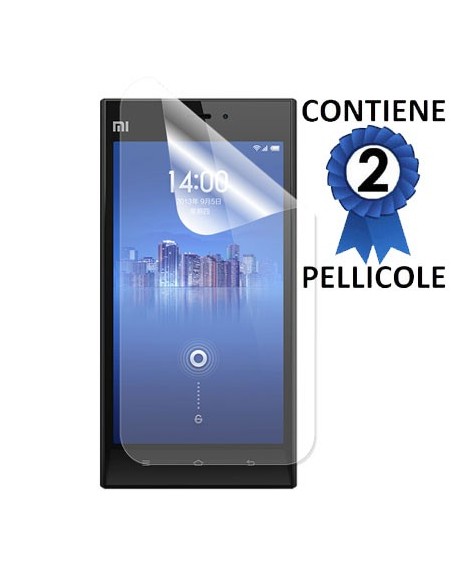 PELLICOLA PROTEGGI DISPLAY per XIAOMI MI3 CONFEZIONE 2 PEZZI