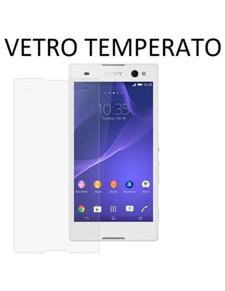 PELLICOLA PROTEGGI DISPLAY VETRO TEMPERATO 0,33mm per SONY XPERIA C3 D2533