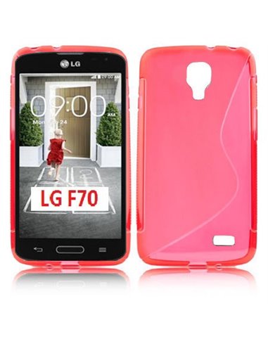 CUSTODIA GEL TPU SILICONE DOUBLE per LG F70 D315 COLORE ROSSO