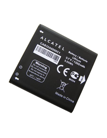 BATTERIA ORIGINALE ALCATEL OT-BY78 per ONE TOUCH SMART 991D, ONE TOUCH STAR 6010 1500 mAh LI-ION BULK SEGUE COMPATIBILITA'..