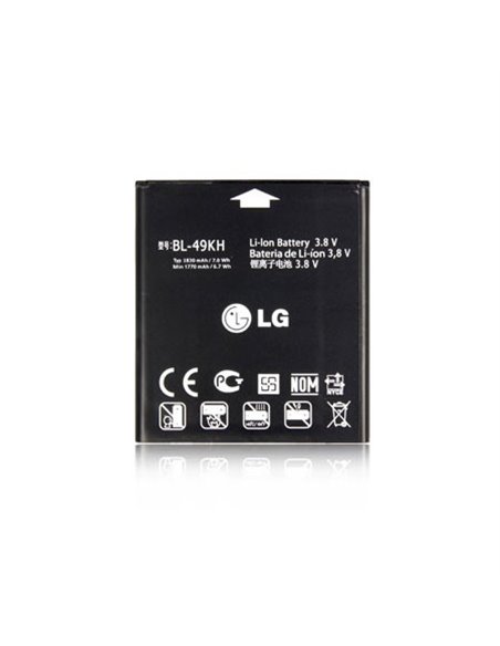 BATTERIA ORIGINALI LG BL-49KH per LG P936 OPTIMUS TRUE HD LTE, P930 NITRO HD, VS920 SPECTRUM 1830 mAh LI-ION BULK