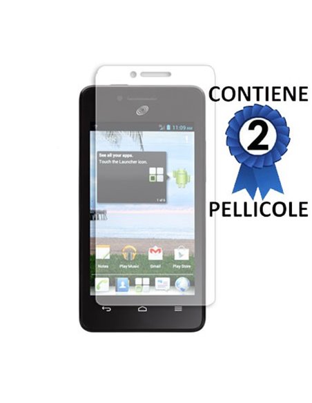 PELLICOLA PROTEGGI DISPLAY per HUAWEI ASCEND PLUS, H881C CONFEZIONE 2 PEZZI