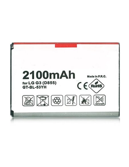 BATTERIA per LG G3 D855, F400 - 2100 mAh LI-ION