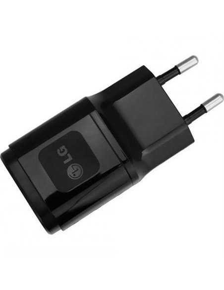 CARICATORE DA RETE 1800mAh ORIGINALE LG CON 1 PORTA USB COLORE NERO MCS-04ED BULK